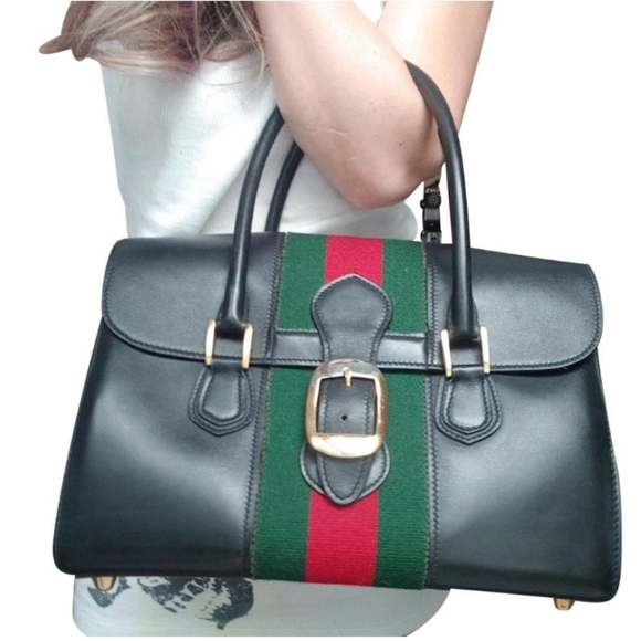 Authentic Vintage Gucci Doctor Boston Satchel - Picture 11 of 12